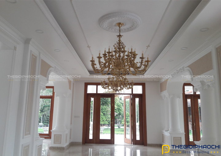 Thi Công Hạng Mục Phào Chỉ Hàn Quốc Biệt Thự Vườn Anh Kiệt